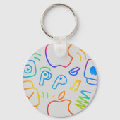 Create Your Own Simple personalized Trending キーホルダー (裏面)