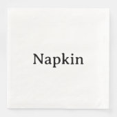 Create Your Own Simple Standard Dinner Paper (正面)