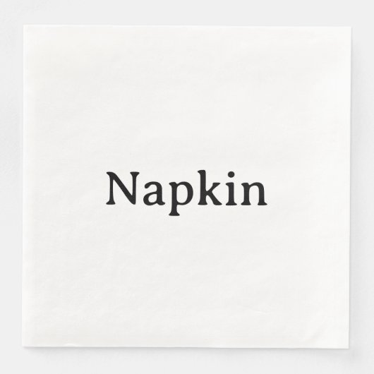 Create Your Own Simple Standard Dinner Paper (正面)