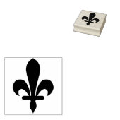 Create Your Own Single Stem Fleur De Lis ラバースタンプ (押印)