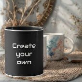 Create Your Own Sips & Giggles Custom Black Mug マグカップ