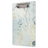 Create Your Own Soft Golden Flowers Minimalist クリップボード (左)