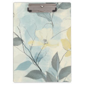 Create Your Own Soft Yellow Flowers Minimalist クリップボード (正面)
