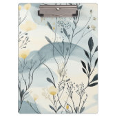 Create Your Own Summer Hills Floral Minimalist クリップボード (正面)