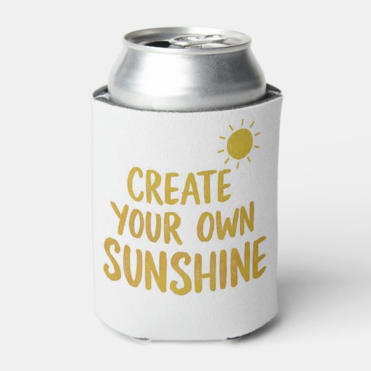 Create your own sunshine quote on 缶クーラー (缶正面)