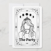 Create Your Own Tarot Mystic Celestial Moon Magic 招待状 (正面)