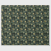 Create Your Own Teal Gold Magic Text Black ラッピングペーパー (フラット)