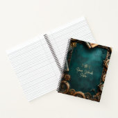 Create Your Own Teal Steampunk Journals ノートブック (内部)