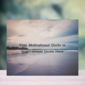 Create Your Own Text Inspirational Motivational アクリルサイン (ニュートラル)