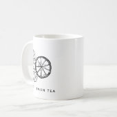 Create Your Own text | Inspirational Quote コーヒーマグカップ (正面左)