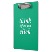 Create Your Own | think before you click | クリップボード (左)