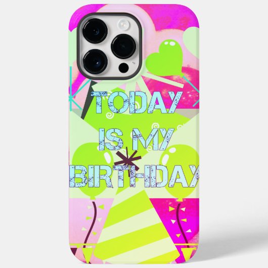 Create Your Own Today is My誕生日 Case-Mate iPhoneケース (裏面)