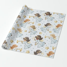 Create Your Own Trumpeting Angels ラッピングペーパー