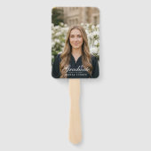 Create Your Own Two Sided Photo Graduation ハンドファン (裏面)