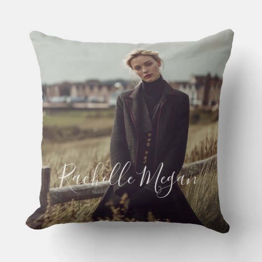  Create your own unique cute  modern photo pillows クッション (正面)