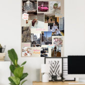 Create Your Own Vision Board Manifesting 2025 ポスター (ホームオフィス)