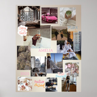 Create Your Own Vision Board Manifesting 2025 ポスター
