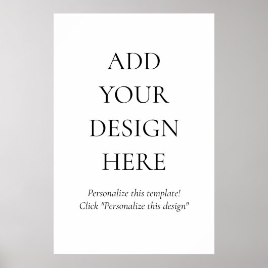 Create Your Own Wall Art ポスター (正面)