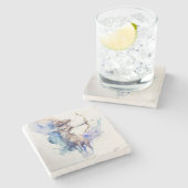 Create Your Own Watercolor Sagittarius ストーンコースター (横)