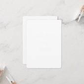 Create Your Own wedding custom  カード (正面/裏面インサイチュ)