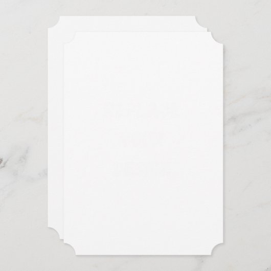 Create Your Own wedding custom  サンキューカード (正面/裏面)