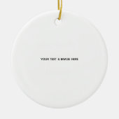 Create Your Own wedding custom Flat Note Card セラミックオーナメント (正面)