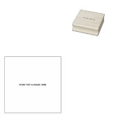 Create Your Own wedding custom Flat Note Card ラバースタンプ (押印)
