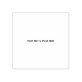 Create Your Own wedding custom Flat Note Card ラバースタンプ (インプリント)