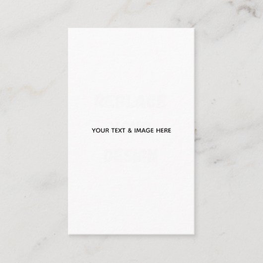 Create Your Own wedding custom Flat Note Card 名刺 (正面)