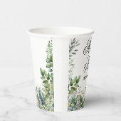 Create Your Own wedding eucalyptus 紙コップ (右)