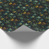 Create Your Own Whimsical Fantasy Creatures ラッピングペーパー (角)