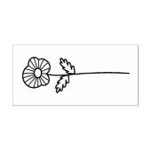 Create Your Own Whimsical Field Flower Blossom ラバースタンプ (インプリント)