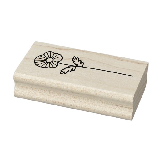 Create Your Own Whimsical Field Flower Blossom ラバースタンプ (スタンプ)