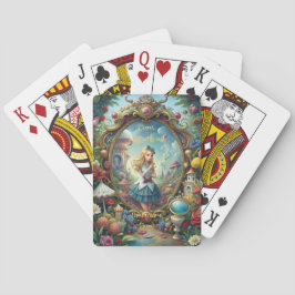 Create Your Own Whimsical Looking Glass Alice トランプ