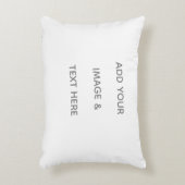 Create Your Own white  アクセントクッション (正面(垂直))