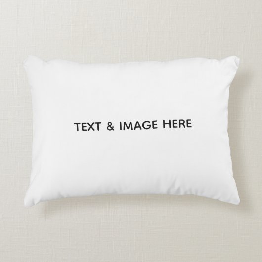 Create Your Own white アクセントクッション (正面)