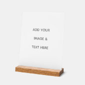 Create Your Own white  アクリルサイン (傾斜)