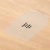 Create Your Own white  アクリル招待状 (レイダウン)