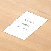 Create Your Own white  アクリル招待状 (レイダウン)