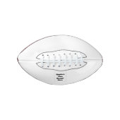 Create Your Own white アメリカンフットボール (正面)