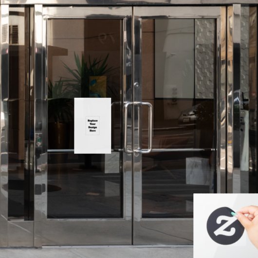 Create Your Own white  ウィンドウサイン (オフィスドア)