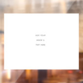 Create Your Own white  ウィンドウサイン (シート2)