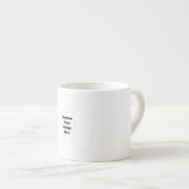 Create Your Own white  エスプレッソカップ (正面右)