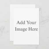 Create Your Own white  エンクロージャーカード (正面/裏面)