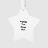 Create Your Own white  オーナメント (正面)