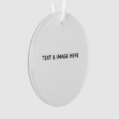 Create Your Own white オーナメント (正面)