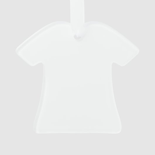 Create Your Own white  オーナメント (裏面)