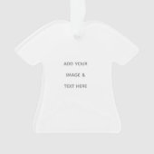 Create Your Own white  オーナメント (正面)