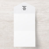 Create Your Own white  オールインワン招待状 (内側)