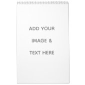 Create Your Own white  カレンダー (カバー)